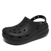 Crocs Vaikams Classic Cutie Platforminiai Mediniai Klumpės Mažiems Vaikams Šlepetės Sandalai 207708 001 207708001/190mm(C13)
