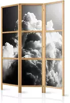 Artgeist Japoniška kambario pertvara - Clouds Like from Dreams: Let the Sun Illuminate Your Day – A Visual Feast.