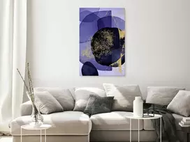 Artgeist Paveikslas - Violetinė Kaleidoscope (1 Part) Vertical