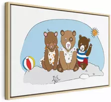 Artgeist Paveikslas - Teddy Bears on the Beach (1 Part) Wide