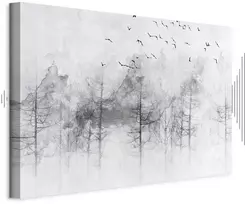 Artgeist Paveikslas - Winter Forest (1 Part) Wide