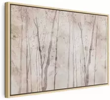 Artgeist Paveikslas - rusvai gelsvas Forest of Thoughts (1 Part) Wide