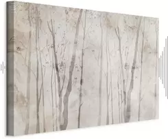 Artgeist Paveikslas - rusvai gelsvas Forest of Thoughts (1 Part) Wide