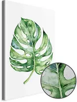Artgeist Paveikslas - Watercolor Monstera (1 Part) Vertical
