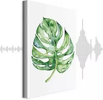 Artgeist Paveikslas - Watercolor Monstera (1 Part) Vertical