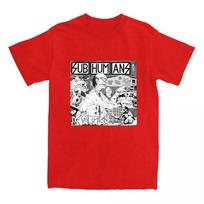 Punk Grupės Subhumans Marškinėliai Trumpomis Rankovėmis Medvilniniai Vasariniai Marškinėliai Laisvalaikio Vyrams/Moterims Sunkūs Mentaliniai Marškinėliai Gotikinė Mada Unisex Marškinėlis S