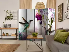Artgeist Pertvara - Hummingbirds and Flowers II