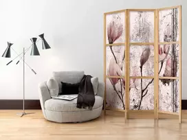 Artgeist Japoniška kambario pertvara - Vintage Magnolias I