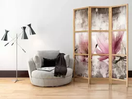 Artgeist Japoniška kambario pertvara - Retro Magnolias I