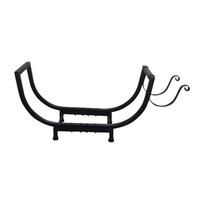 Rustproof Curved Wood Holders Organizers Strong Iron Construction Easy Assembly Firewood Stacker for Fireplaces Patioes 1
