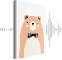 Artgeist Paveikslas - Teddy Bear in Bow Tie (1 Part) Vertical
