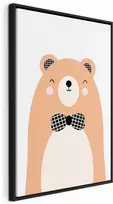 Artgeist Paveikslas - Teddy Bear in Bow Tie (1 Part) Vertical