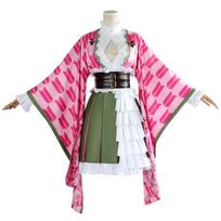 Demon Slayer cosplay outfit - Kanroji Mitsuri 5th Anniversary Commemorative Cosplay Costume 0060 XS