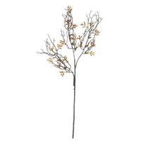 Dirbtinė Edgeworthia Chrysantha Džiūvusi Šaka Realistiška Netikra Medžio Šaka Namų Biuro Vestuvių Vakarėlio Vidaus Lauko Dekoracija Dirbtiniai Augalai oranžinė