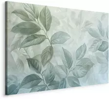 Artgeist Paveikslas - Large Leaves in Shades of Žalias-Mint: Botanical Motif