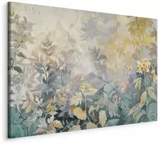 Artgeist Paveikslas - Tapestry Pattern with a Meadow and Flowers Kilim with a Spring Motif