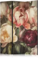 Artgeist Pertvara - Blooming Peonies - Charismatic Flowers Bathed in Sunlight