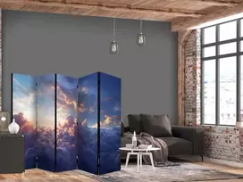 Artgeist Pertvara - The Sun in Hiding: The Golden Face of the Sky Above a Cloudy Sea
