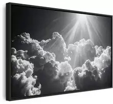 Artgeist Paveikslas - Hope in the Clouds: Inspiring Rays of the Sun – Awaken Emotions