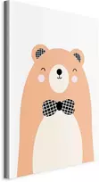 Artgeist Paveikslas - Teddy Bear in Bow Tie (1 Part) Vertical