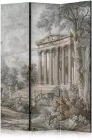 Artgeist Pertvara - Antique Landscape - Greek Temple on a Hill Among Lush Vegetation