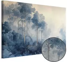 Artgeist Paveikslas - Landscape with Trees in Illustrative Style Fairy-Tale Mėlyna Forest
