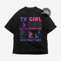 Tv Girl Kas Tikrai Rūpinasi Albumo Marškinėliai Pop Muzikos Prekės T-shirt Unisex Visų Dydžių M