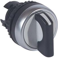 Osmoz non illuminated std handle selector switch - 2 stay-put positions - black