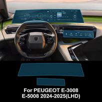 Automobilio TPU ekrano apsauga 21 colio Automobilio LCD navigacijos prietaisų skydelis Iš anksto supjaustyta PPF danga Peugeot E-5008 E-3008 2026 2026 Priedai