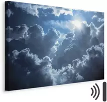 Artgeist Paveikslas - Animated Scenery: The Sun Battling with Clouds