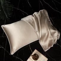 Mulberry Silk Charmeuse Silk Pillowcase featuring Lyocell underside designed for Hair and Skin 1pc Envelope Closure 480x740mm  1pc