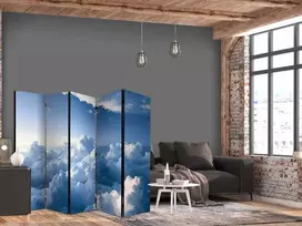 Artgeist Pertvara - Aerial Landscapes: Rays Illuminating Fluffy Cloud Formations