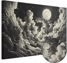 Artgeist Paveikslas - Moon and Stars Singing Among the Great Clouds