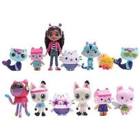 13pcs Gabby Dollhouse Figure Set – Smiling Cat, Mercat – Cartoon Toy for Kids Birthday Gift