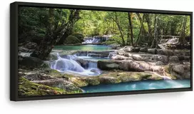 Artgeist Paveikslas - Nature: Forest Waterfall