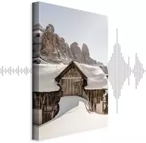 Artgeist Paveikslas - Winter in the Dolomites (1 Part) Vertical