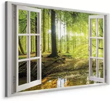 Artgeist Paveikslas - Window: View on Forest