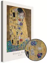 Artgeist Paveikslas - Gustav Klimt - The Kiss (1 Part) Vertical
