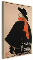 Artgeist Paveikslas - Aristide Bruant: Dans son cabaret (1 Part) Vertical