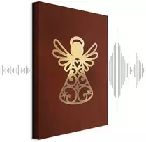 Artgeist Paveikslas - Angelic Gold (1 Part) Vertical