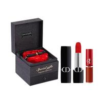DIOR Lipstick New version of velvet 999 (formal wear) comes with Mini red tube #206 1.5ml mėlyna