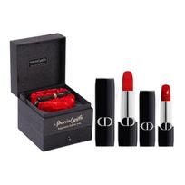 DIOR Lipstick New version velvet 999 (formal) 3.5g comes with #999 polished finish - new version 1.5g mėlyna