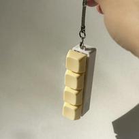 New DIY Keyboard Fidget Keychain Keycap Relief Stress Clicker Toy Pass The Time Keys Button Pinch Toy Adult