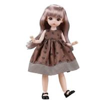 Fashion Design Doll Dress Set Pretty Dress Hat Accessories Doll Clothes Suit With Shoes Doll Replacement Clothing
