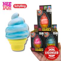 Needoh Mielas kubas iš Schylling Sensory Suspaudžiamas žaislas Ledų spalvos Minkštas Streso malšinimo Fidget žaislai Vaikams Suaugusiems Kolekcionuojamas