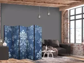 Artgeist Pertvara - Retro Ornament - Decorative Motif in Rubbed Blues