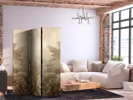 Artgeist Pertvara - Carved Baroque Ornaments - Rich Composition in Sepia Colors