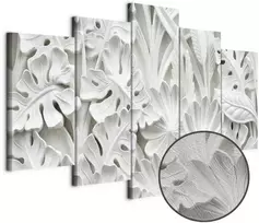 Artgeist Paveikslas - Alabaster Garden (5 Parts) Wide