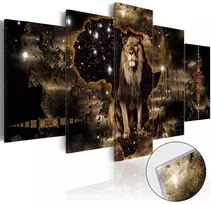 Artgeist Akrilo stiklo paveikslas - Golden Lion