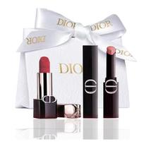 DIOR Lipstick Two-piece set: Blue Gold Lipstick #720 Sandalwood Nude Velvet + Stunning Lipstick #120 Lacquer Rose Nude Powder mėlyna